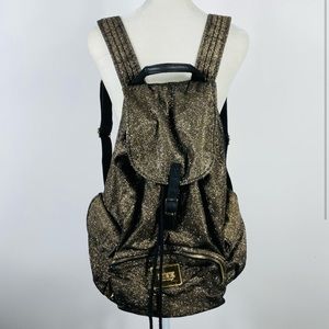 PINK by Victoria’s Secret Gold Shimmer Backpack